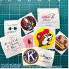 Buy cheap Circle/Square BOPP Roll Labels- Personalized Stickers For Business Logo, Party, Wedding Favor, Baby Shower from wholesalers