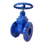 Resilient Non Rising Stem DN100 Gate Valve Flange Type Handwheel