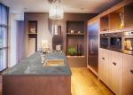 Anti Slip Grey 18MM Quartz Engineered Stone For Kitchen Countertops