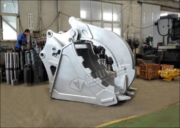 Buy cheap Durable Excavator Grab Bucket Hyundai R210 Great Clamping Force Hydraulic Power from wholesalers