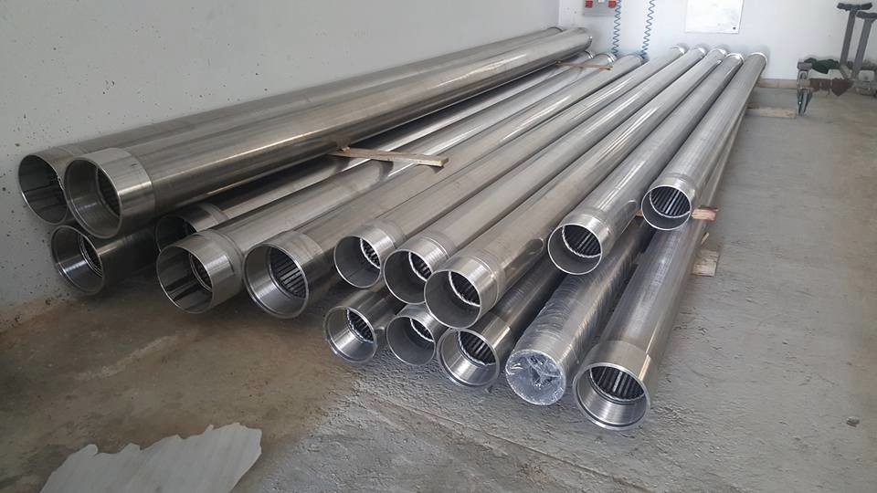 Wedge Wire Screen Tube / johnson screen pipe / spiral screen pipe / dewatering well screen / v wire strainer pipe /filte