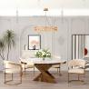 Buy cheap Round Light Luxury Hotel Room Table 0.78 M Height from wholesalers