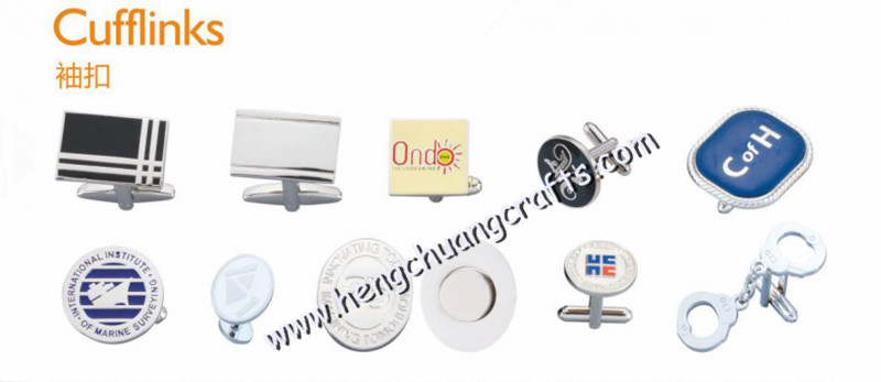 Custom cufflinks/cufflink's box with logo,brass metal cuff links print logo