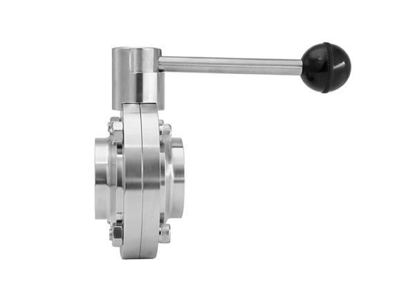Buy cheap ASME Standard T316L 1" Tri Clamp Butterfly Valve from wholesalers