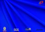Anti microbial blue colour polyester spandex fabric for swimwear underwear
