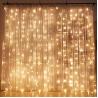 Buy cheap 3x1/3x2/3x3m LED Icicle String Lights Christmas Fairy Lights garland Outdoor Home For Wedding/Party/Curtain/Garden Decor from wholesalers