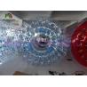 Buy cheap Exciting Inflatable Water Toys Walk On Roller Ball Of 1.0mm Transparent PVC from wholesalers