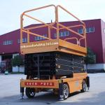 Scissor lift platform 500kg 11m movable hydraulic aerial elevated work platform
