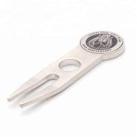Buy cheap Brand new customized design metal golf fork hat clip ball fork product