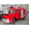 Buy cheap Red Double Row Small Fire Fighting Vehicle 140 HP 4 X 2 Truck from wholesalers