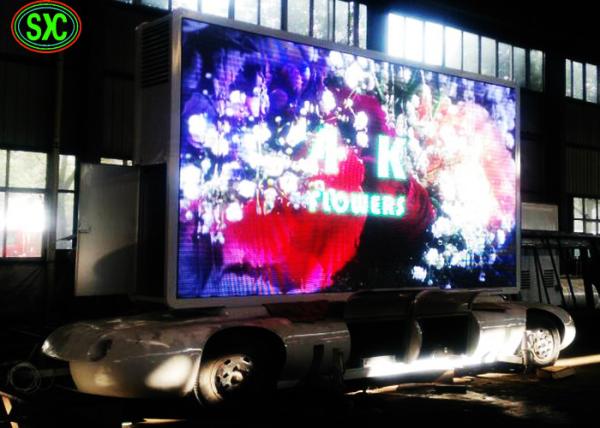 Buy cheap Video Outdoor Mobile Truck Led Display , Trailer / Vehicle Mobile truck mounted led screen from wholesalers