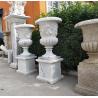 Buy cheap Marble statue planter stone carvings flowerpot sculpture,outdoor stone garden products supplier from wholesalers
