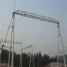 Buy cheap 750KV Substation Steel Structures Conical , Round Q345 Hot Dip Galvanized from wholesalers