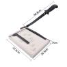 Buy cheap Lightweight 1.55kg A4 Iron Guillotine Paper Cutter for Office School Home from wholesalers