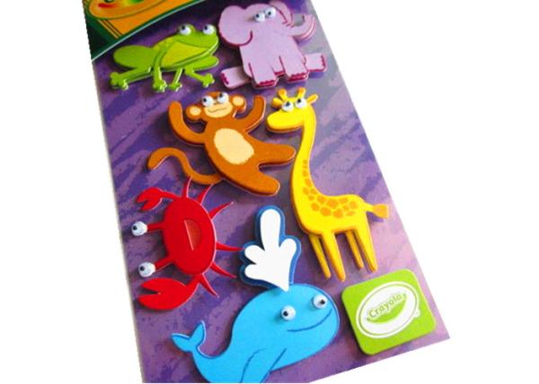 Buy cheap 3D Embellishments - Animals Layered 12*7cm Custom Paper Stickers from wholesalers