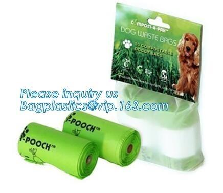 Buy cheap Eco Friendly Dog Waste Pet Poop Bags Refill Rolls With Dipenser, Bone Shape Dispenser Eco Biodegradable Dog Poop Waste from wholesalers