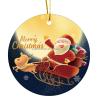 Buy cheap Customize Ceramic Anniversary Gift , Ceramic Hanging Ornaments UV Printing from wholesalers
