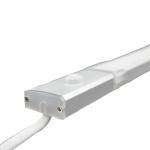 White 14W LED Cabinet Lighting Kits 900mm Length Liner Side View With Sensor
