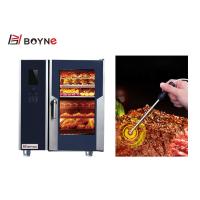 Buy cheap Food Commercial Kitchen Cooking Equipment Gas Type LCD Six Trays Combi Oven product