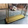Buy cheap 201/304 Steel Electroplated Clothing Shop Display Furniture Racks T5 Lighting from wholesalers