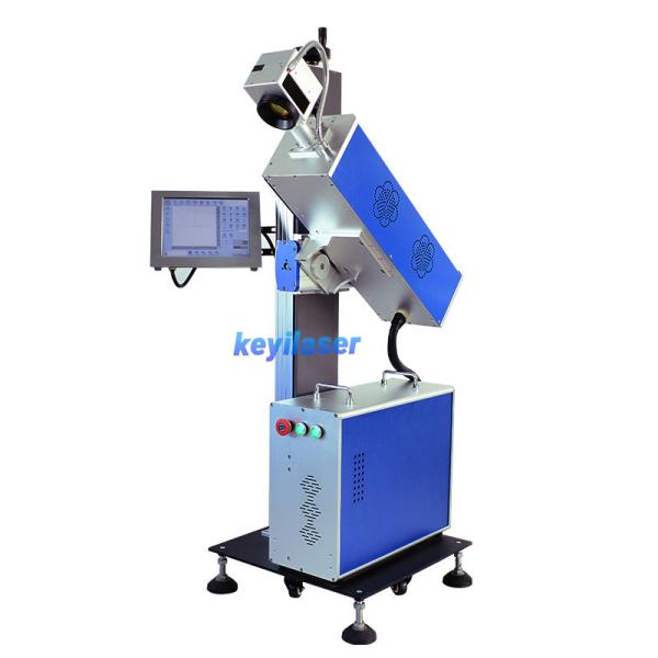 Buy cheap Desktop 50W 3D MOPA CO2 Fly Laser Marking Machine For Metal from wholesalers