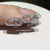 Buy cheap full diamonds earring 18kt gold with yellow gold or white gold from wholesalers
