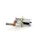 Curved Key Fire Box Lock D23.5mm * L52mm Nickel Finish Brass Cylinder