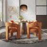 Buy cheap Modern 6 Person Round Dining Room Sets With Wooden Chairs from wholesalers