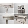 Buy cheap Silver Hotel Buffet Food Equipment Stainless Steel Work Table 1.2/1.5/1.8M for Kitchen from wholesalers