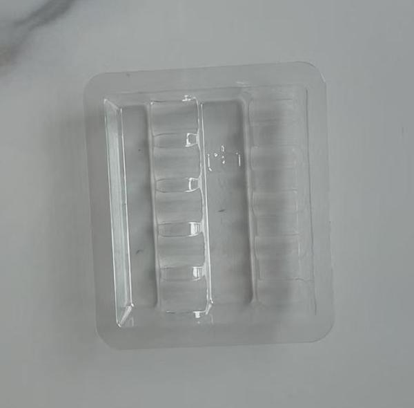 Small bottle plastic packaging tray ampoule ampoule plastic packaging tray 2 ml,