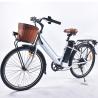 Buy cheap 120KG Max Loading Ladies Lightweight Electric Bike 26x1.75 With Basket from wholesalers