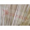 Buy cheap Gold Color Metal Fringe Curtain 0.53x3.81mm Chain Mail Wire Mesh For Space Decoration from wholesalers
