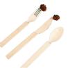 Buy cheap 17cm Eco Friendly Disposable Bamboo Cutlery Biodegradable Wooden Picnic Forks from wholesalers