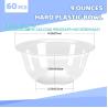 Buy cheap 12oz 9oz 6oz Hard Plastic Bowls, Clear Salad Bowl Disposable Soup Ice Cream Candy Serving Bowls Wedding Birthday from wholesalers