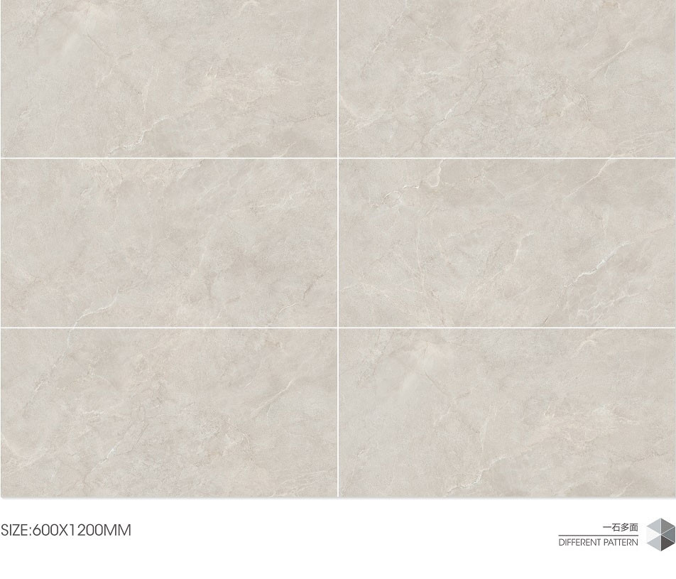 Moisture-Proof Beige Tiles And 60x120cm Recut Soft Glazed Porcelain Tile For Building