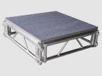 90*90cm Folding Organic Glass / Wooden Stage Platforms For Aluminum Stage Truss