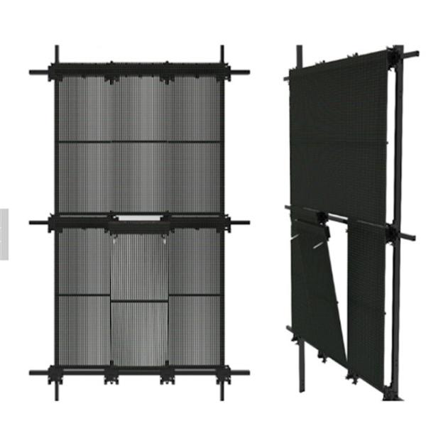 Buy cheap Ultra Thin Outdoor Transparent LED Display 7.8-10mm Cabinet Curtain Decoration from wholesalers