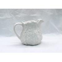 Buy cheap White Cabbage Jug Pitcher Sold Out Colour Earthenware Water Jug for Decoration product