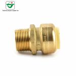 3/4'' X1/2" MNPT Brass Male Female Adaptor Push Fit Pipe Fittings