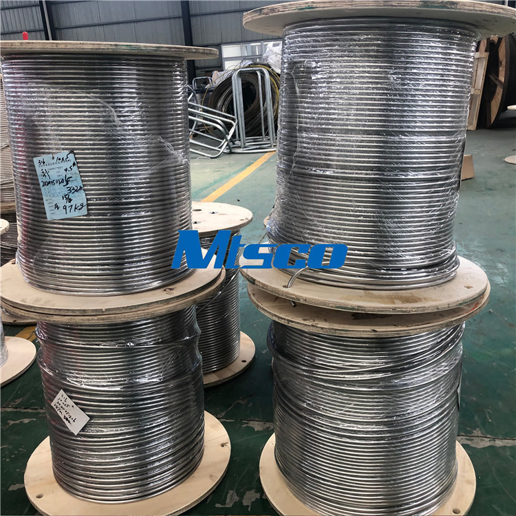 ASTM A269 2.38*0.51mm TP316 316L SS Coiled Tubing