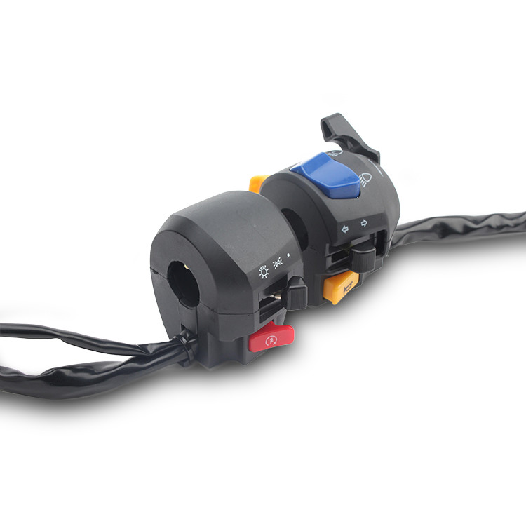 Motorcycle Switch Assembly Switch Back Motorcycle Switch On Off Handlebar base combination Applicable to HJ152-8