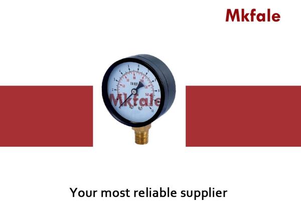 Buy cheap SMTB Stainless Steel Liquid Pressure Gauge Black Steel Case G / NPT / Other Thread from wholesalers