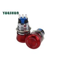 Buy cheap Stainless Steel Emergency Stop Push Button Switch Mushroom Head Rotary High product