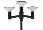 Waterproof Anti Corrosion Solar Charging System Triple Lantern Light