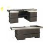 Buy cheap Light Gray Colour Electric Conveyor Belt Supermarket Cash Counter Aluminum alloy from wholesalers