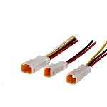 JST Male Female Automotive Cable Assemblies 2Ft Length Waterproof