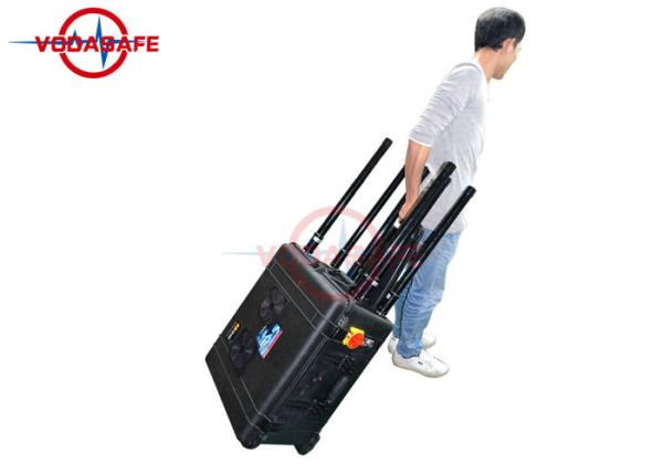 Buy cheap Pelican Trolley Type Military Signal Jammer , Bomb Signal Blocker Multi Bands from wholesalers
