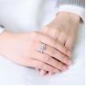 Buy cheap 925 Sterling Silver Round Cut Brilliant Cubic Zirconia Ring Lady's Jewelry (RE671) from wholesalers