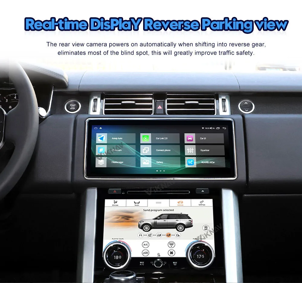 12.3 Inch Touch Screen Car Radio For Land Rover Range Rover Vogue L405 2013-2017 Multimedia Player GPS Navigation