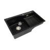 Buy cheap 2 Holes Rectangular Stainless Steel Quartz Stone Kitchen Sink 3-1/2'' from wholesalers